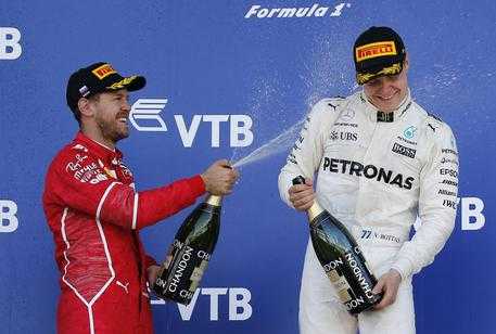 Formula Uno: in Russia vince la Mercedes di Bottas, le due Ferrari seconda e terza