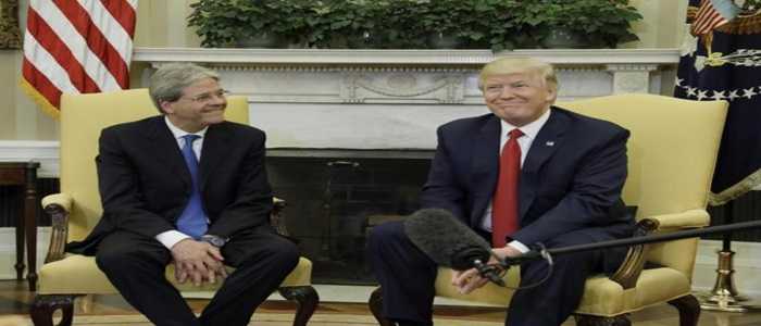 Trump a Gentiloni: "L'Italia alleato vitale per gli Stati Uniti"