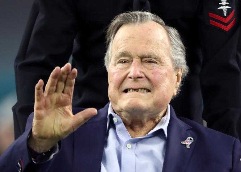 George Bush senior ricoverato in ospedale per una polmonite