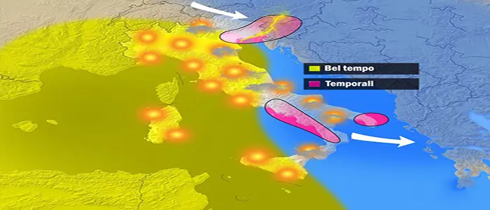 Meteo: Pasquetta, sole e pioggia il ecco le previsioni su Nord, Centro, Sud, e Isole