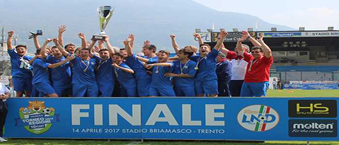 TDR Trentino 2017 - Calcio A 11 Toscana tre volte sul tetto d'Italia, un acuto del Lazio