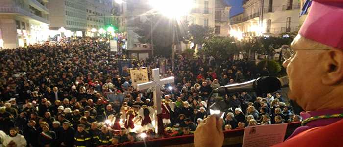 Messaggio dell'Arcivescovo Vincenzo Bertolone rivolto a fine processione del Venerdì Santo