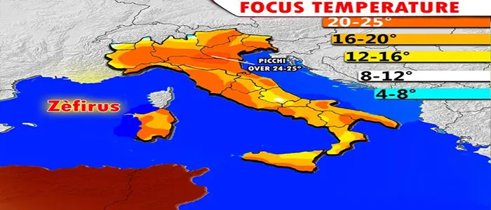 Meteo: Zèfirus, esplode la primavera, vediamo il dettaglio al Nord, Centro, Sud e Isole