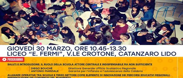 Parte la sfida della Comunità Educante in Calabria al Liceo “Fermi”
