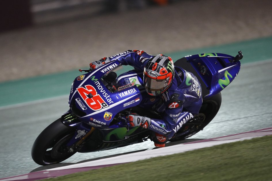 MotoGp, in Qatar trionfa Viñales davanti a Dovizioso e Rossi
