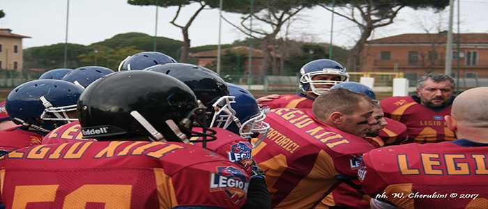Football Americano: Esordio della Legio XIII in III divisione Fidaf
