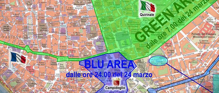 Trattati Roma: già attivo il piano di sicurezza