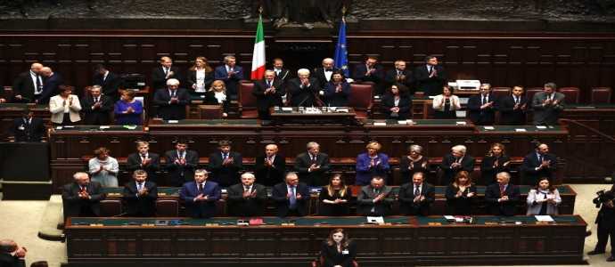 Celebrazioni Trattati di Roma, Parlamento in seduta comune alla Camera