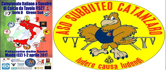 A Maida la Serie D Sud di calcio da tavolo/subbuteo