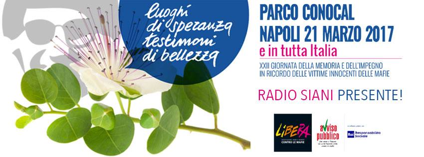 21 Marzo-Manifestazione per la giornata nazionale per le vittime di mafia