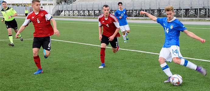 Calcio - Nazionale U18 LND: rigori fatali, Albania in finale con la Romania al "Roma Caput Mundi"