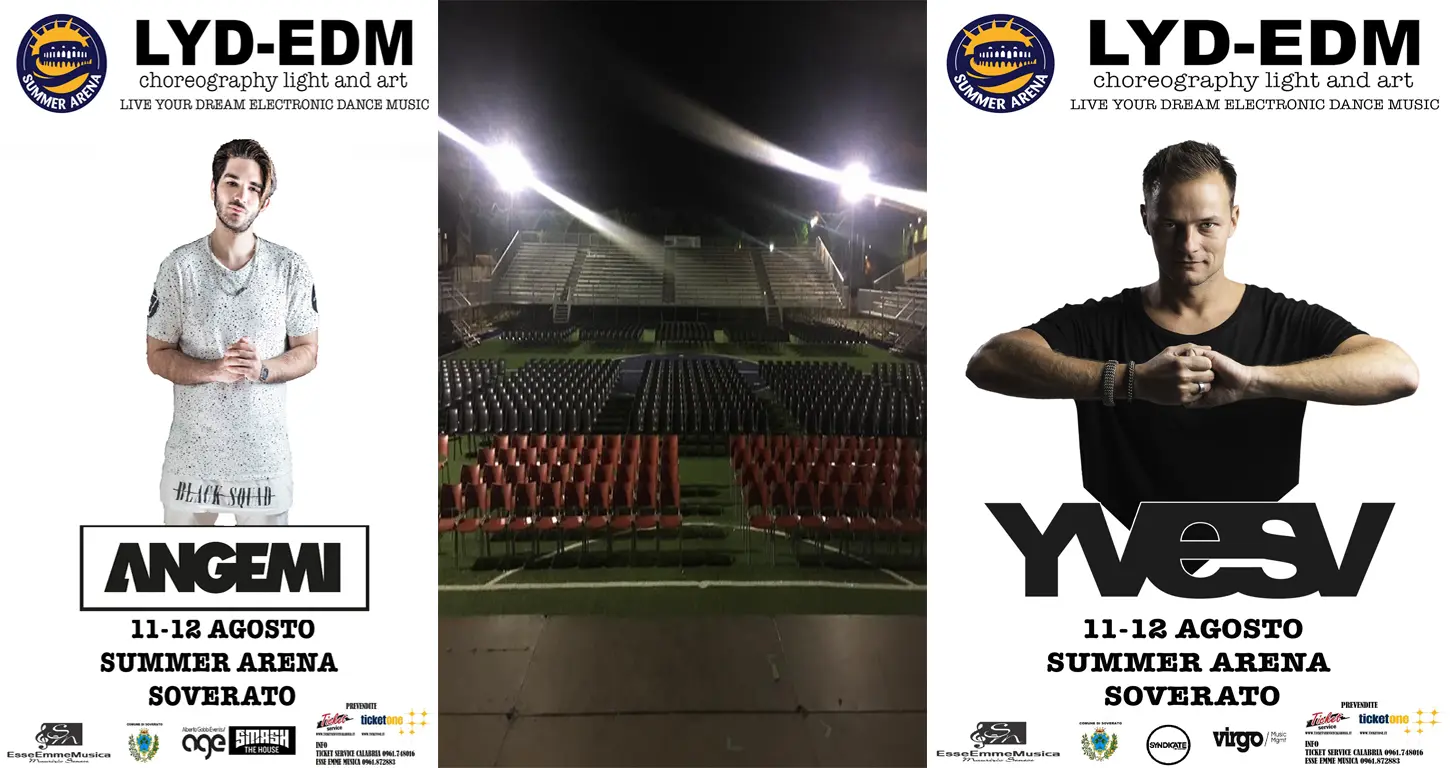 LYD-EDM Festival, l'11 e il 12 agosto a Soverato. Alla line up si aggiungono anche Yves V e Angemi