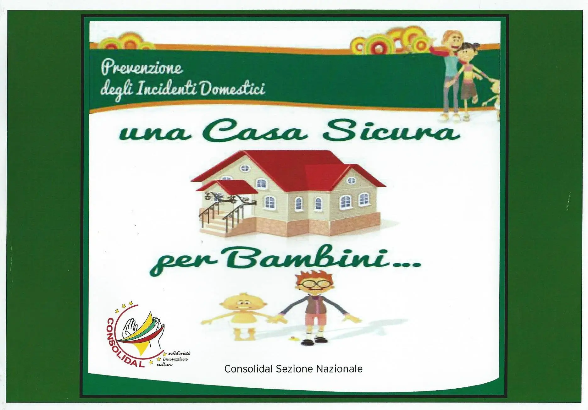 Una nuova iniziativa della Consolidal: pubblicato il manuale"Una casa sicura per bambini"