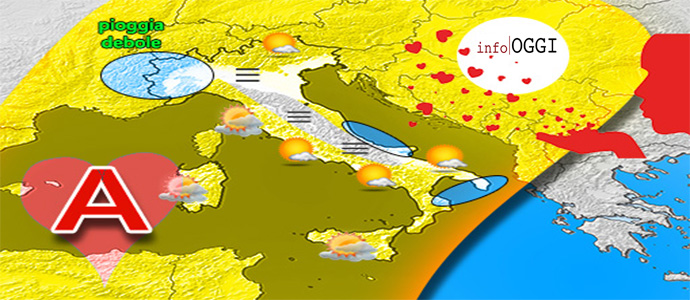 Meteo: San Valentino, sole e clima mite