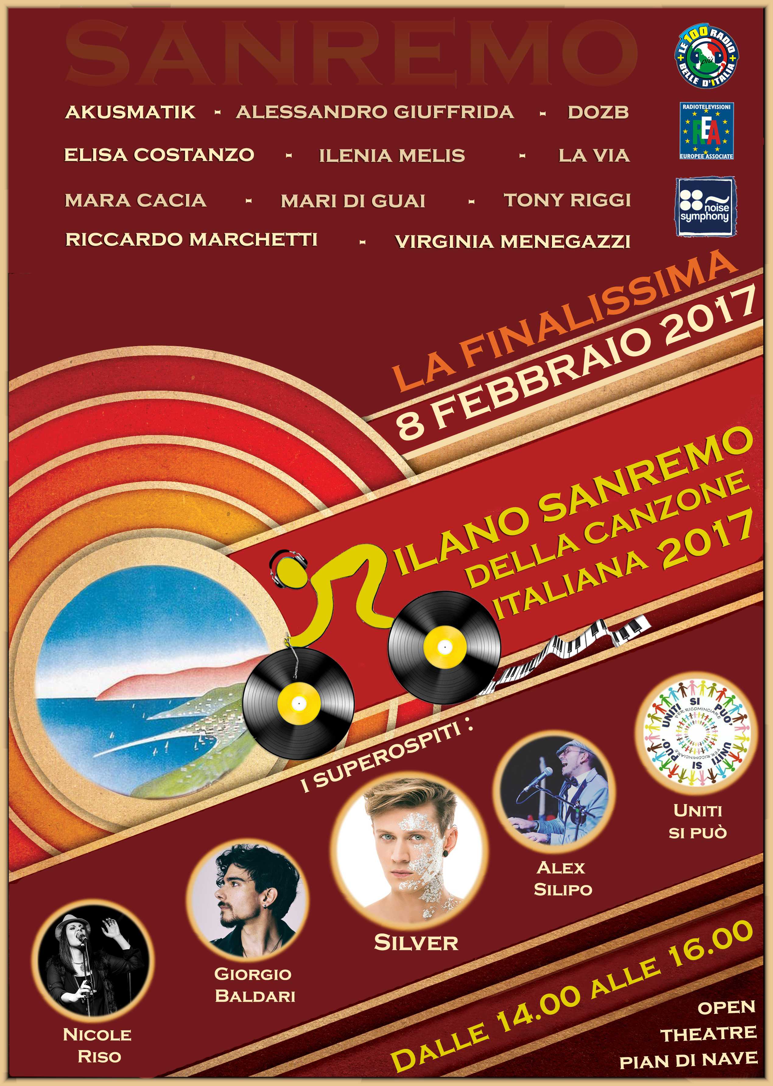 La volata finale de La Milano Sanremo della Canzone Italiana 2017