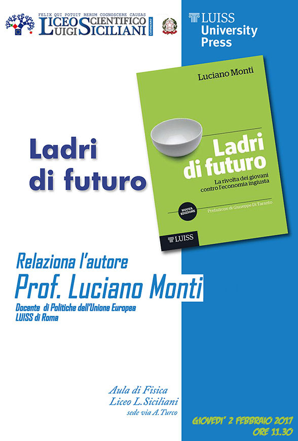 Al liceo Siciliani: "Ladri di futuro. La rivolta dei giovani contro l'economia ingiusta"