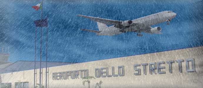 Meteo allerta Rossa: Chiuso l'aeroporto di Reggio Calabria 