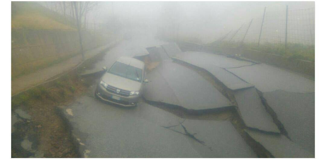Allerta Rossa: Crollo di un tratto della tangenziale a Girifalco (Cz)
