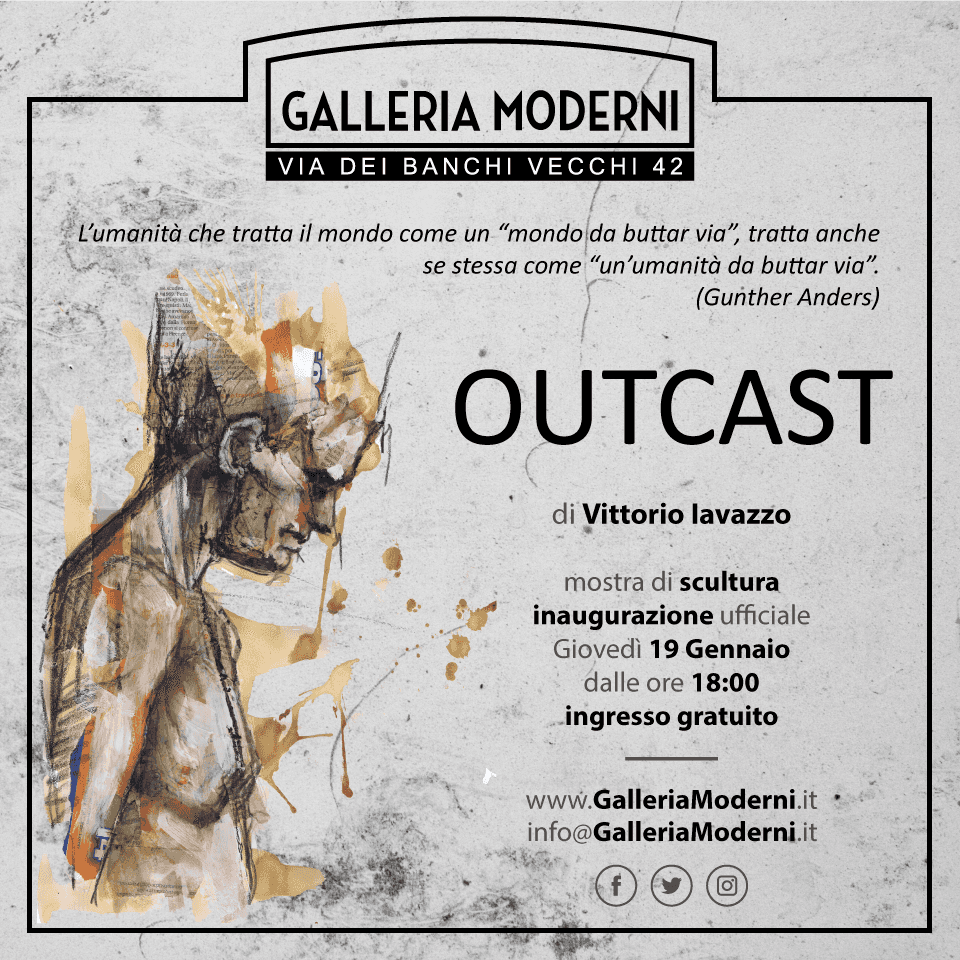 Arte, Galleria Moderni: l'illustratore Iavazzo in mostra con la sua "Outcast"