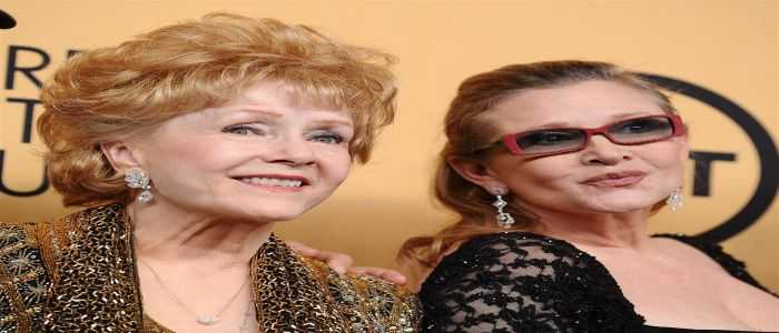 Cinema: morta Debbie Reynolds, la madre di Carrie Fisher. Stroncata da un ictus