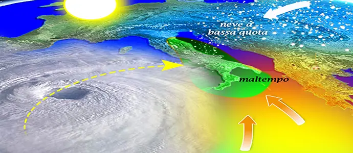Allerta Meteo: Arriva il ciclone Nordafricano della Sirte, ecco regione per regione dove colpira'