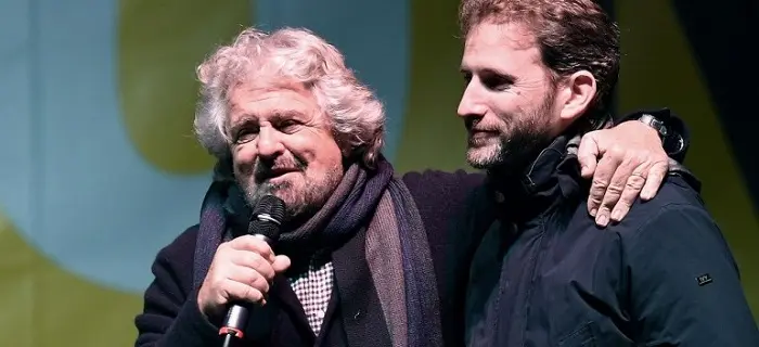 M5s, Grillo e Casaleggio ai parlamentari a Roma: ''State facendo la storia''