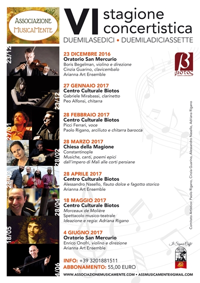 VI Stagione Concertistica MusicaMente