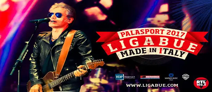 Ligabue. Si aggiungono a grande richiesta nuove date al "Made in Italy - palasport 2017"