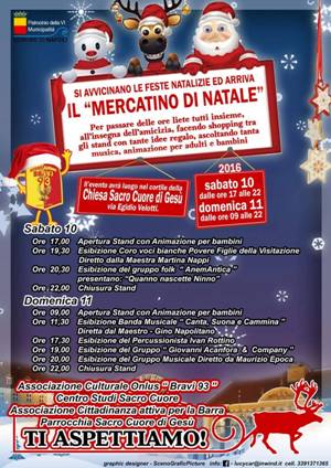 Mercatino di Natale a Barra: La periferia est in festa per Natale