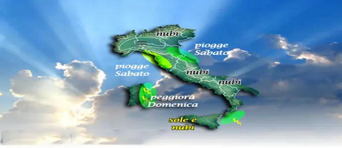 Meteo: sole, piovaschi e nebbie per il weekend. Temporali su costa ionica