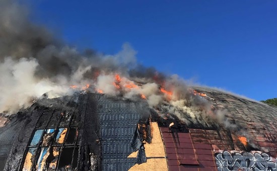 Roma, incendio all'Auditorium Albergotti: nessun ferito