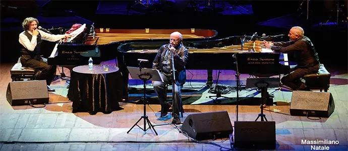 Emozioni e Standing ovation per Gino Paoli, Sergio Cammariere e Danilo Rea al  rendano di Cosenza