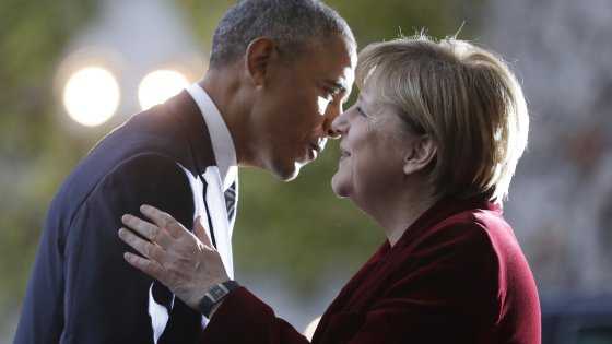 Obama in visita in Germania: Merkel: "Faremo di tutto per collaborare con Trump"