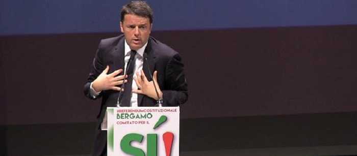 Referendum, Renzi: ''Se il SI perde niente governo tecnico''