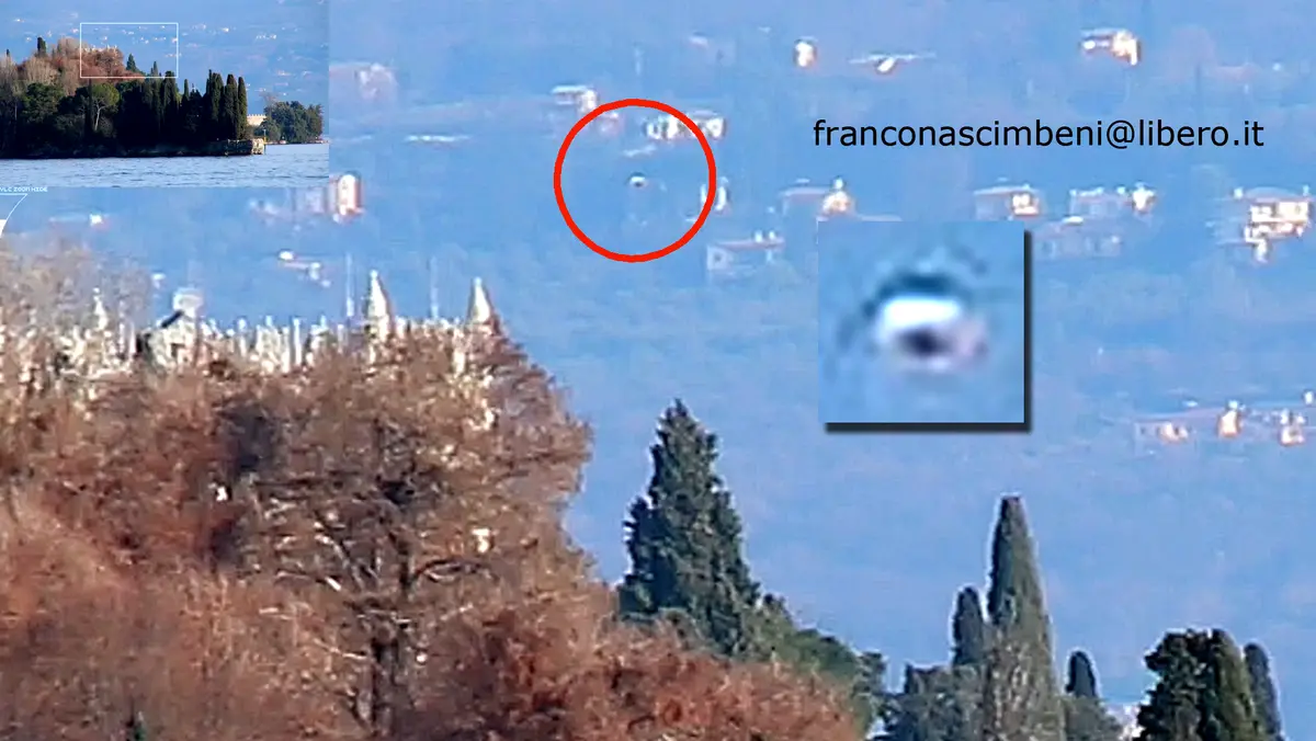 Avvistato Ufo su Isola del Garda Brescia (Video)