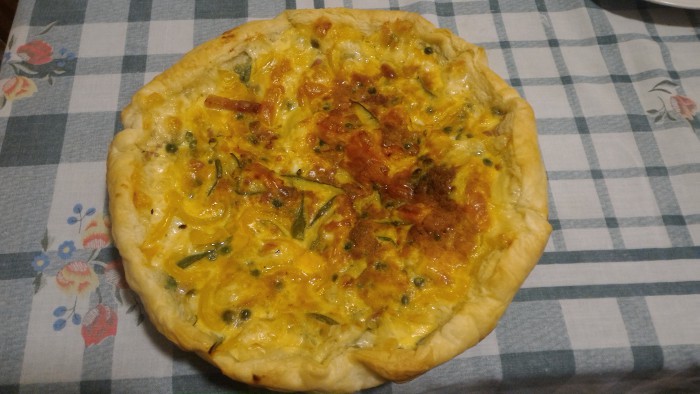 Pizza rustica con le verdure