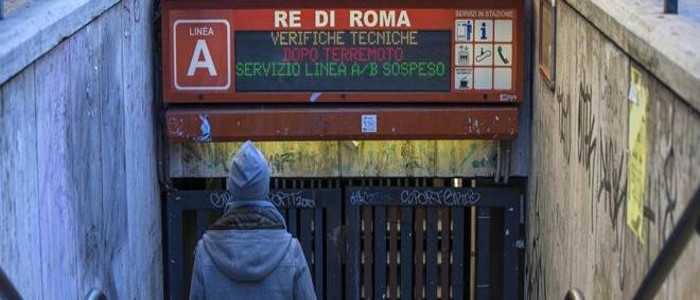 Terremoto, Roma: chiuse metro A B B1 per accertamenti