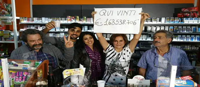Superenalotto: a Vibo e' "Caccia grossa" con tre euro Jackpot di 163 milioni