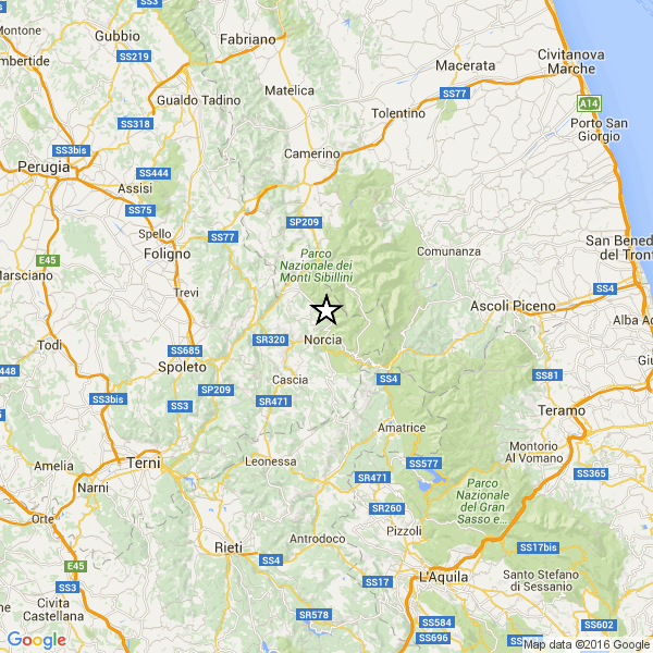 Terremoto, nuova scossa 4.1 a Norcia