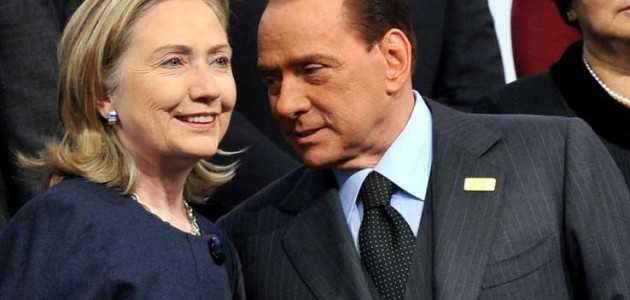 Wikileaks: spuntano conversazioni di Clinton su Berlusconi