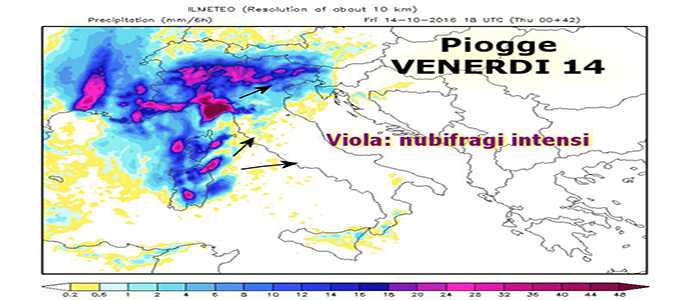 Meteo: Allerta intensi nubifragi su Liguria, Piemonte e Lombardia