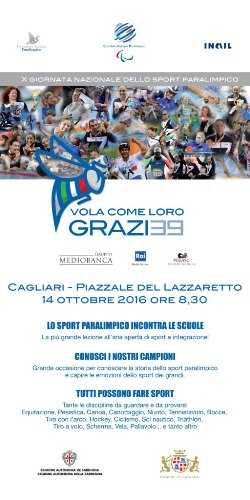 Tutto pronto a Cagliari  per la X Giornata Nazionale dello Sport Paralimpico
