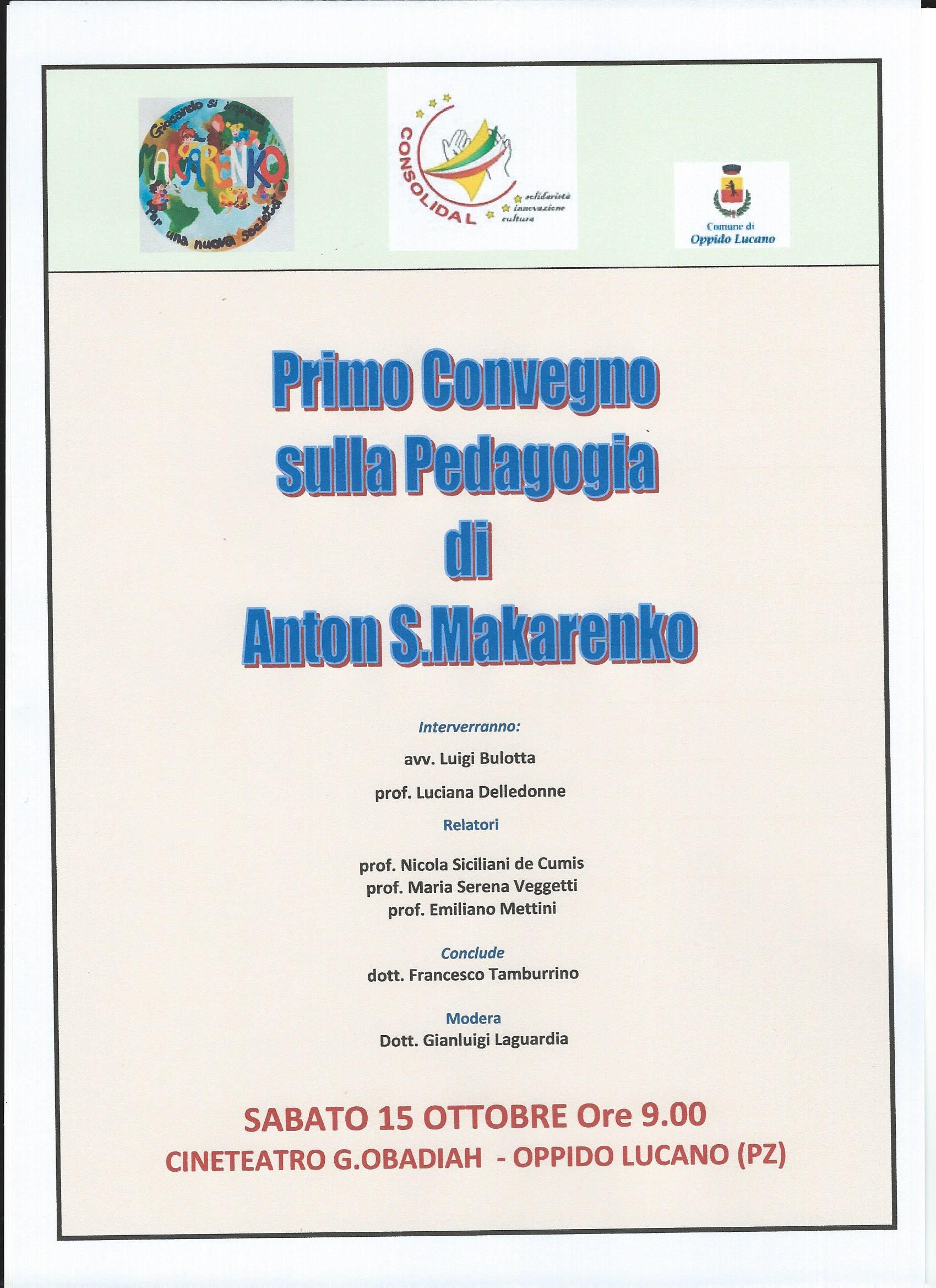 Convegno sulla pedagogia di Anton S. Makarenko