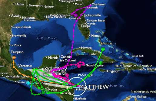 Uragano Matthew si rinforza e torna a categoria 4. 102 vittime