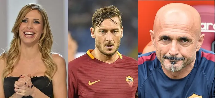 As Roma, la moglie di Totti su Spalletti: ''E' stato un uomo piccolo''