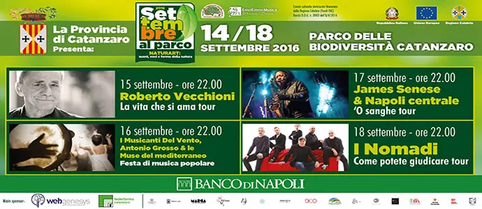 Settembre al parco, alle 16.30 l'inaugurazione dei parchi giochi. Ecco Il programma di oggi