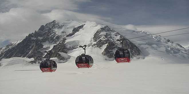 Monte Bianco, paura per 110 turisti bloccati sulla funivia: in 60 passano la notte sospesi