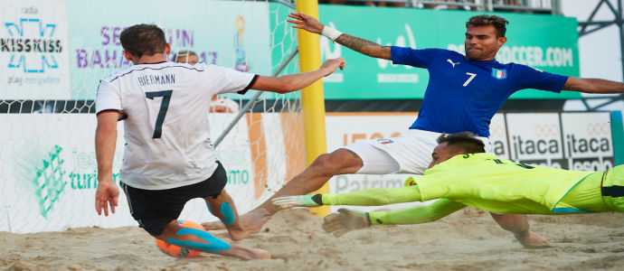 Fifa Beach Soccer World Cup - Europe Qualifier: l'Italia supera la Germania, il mondiale e' vicino