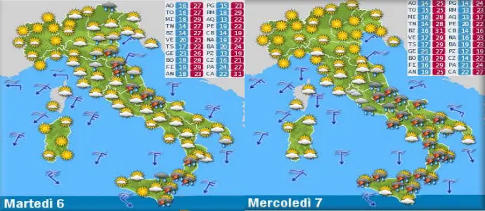 Allerta Meteo: Ciclone Morgana, forte sciame temporalesco al Centro-Sud