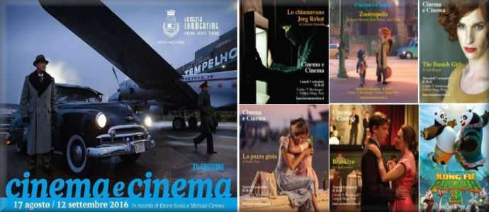 XV edizione di Cinema e Cinema 2016. Ultima settimana di proiezioni all'aperto